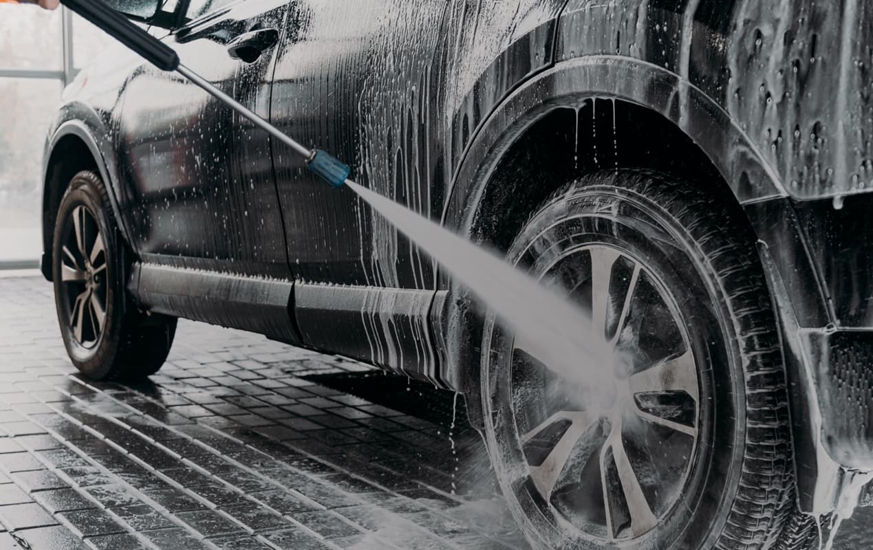 Car wash background